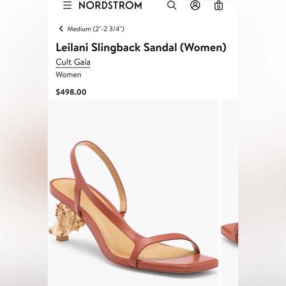 Cult Gaia Leilani Slingback Sandal - Picture 6 of 8